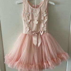 Beautiful pink toddler dress.